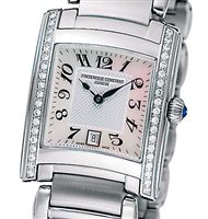 Watch Frederique Constant Woman Carrée Ladies in Steel F220140 - F220140